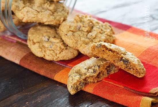 Pumpkin Spice Chocolate Chip Cookies