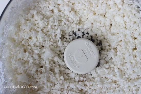 Cilantro Lime Cauliflower "Rice" is inspired by my Cilantro Lime Rice recipe, only made low-carb with riced cauliflower!