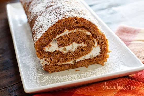 Pumpkin Roll, Lightened Up