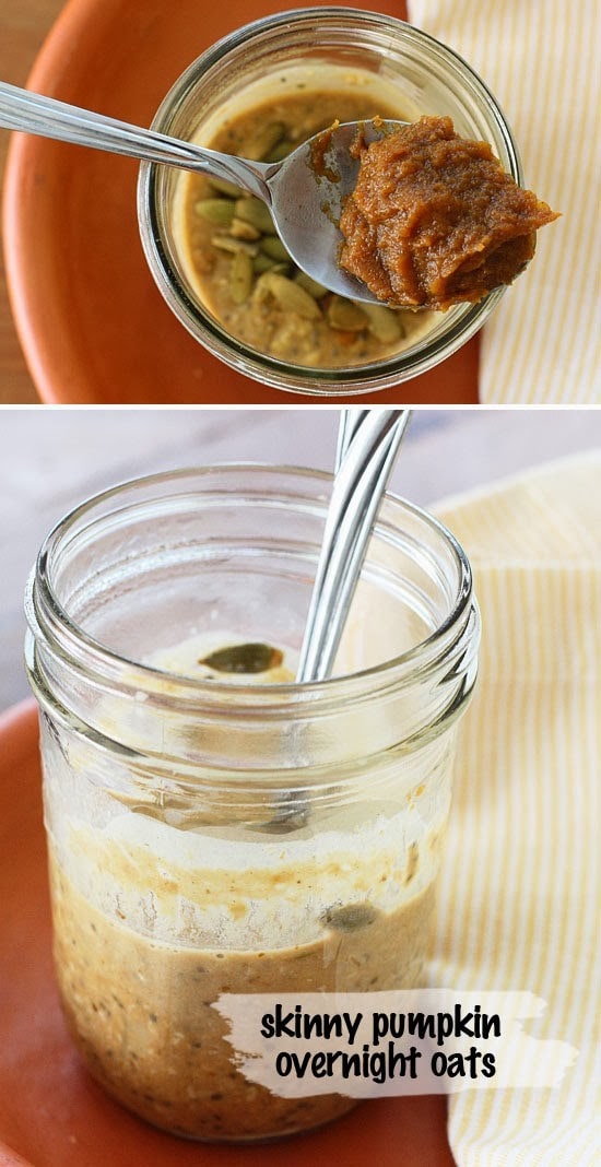 Pumpkin Overnight Oats in a Jar