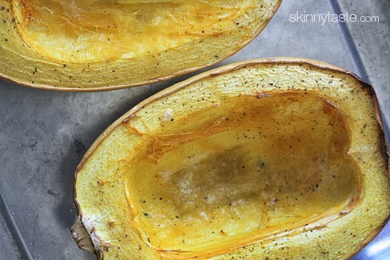 Roasted spaghetti squash