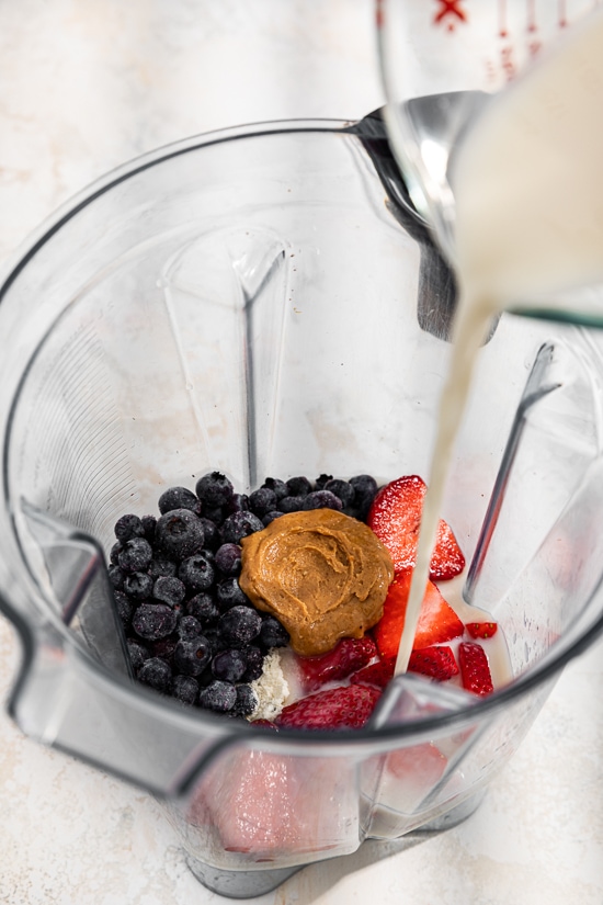 Peanut Butter and Jelly Smoothie