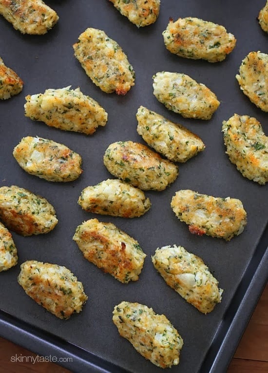 If you need a way to get your family to eat more vegetables, give these a try. These kid-friendly cauliflower tots are so good, they won't realize they are eating cauliflower. They are great as a side dish and are easy to make.