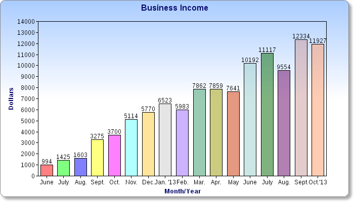 $11,927 in October Business Income - I Finally Left My Job $11,927 in October Business Income - I Finally Left My Job