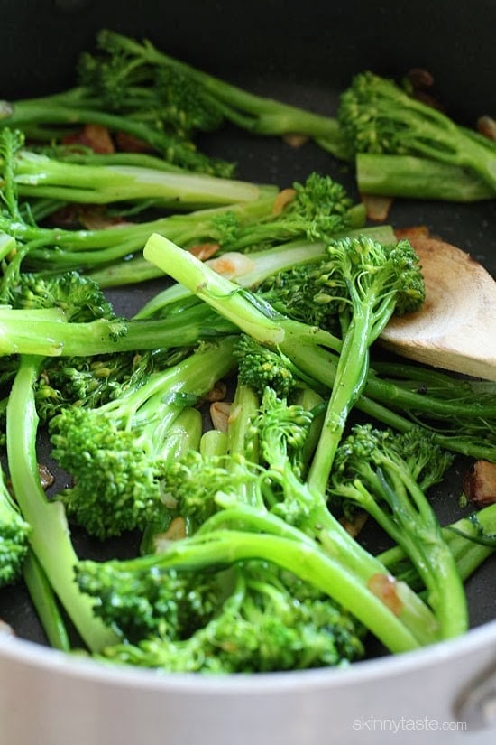 Broccolini, also known as baby broccoli, makes a fantastic, quick side dish and compliments just about anything from beef roasts, lamb, fish, turkey, chicken, lasagna and more.