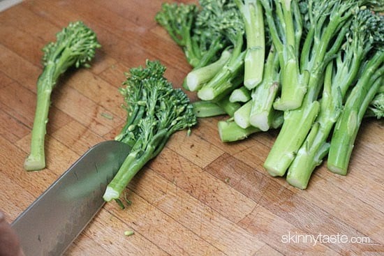 Broccolini, also known as baby broccoli, makes a fantastic, quick side dish and compliments just about anything from beef roasts, lamb, fish, turkey, chicken, lasagna and more.