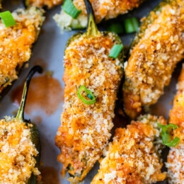 Baked Buffalo Chicken Jalapeno Poppers