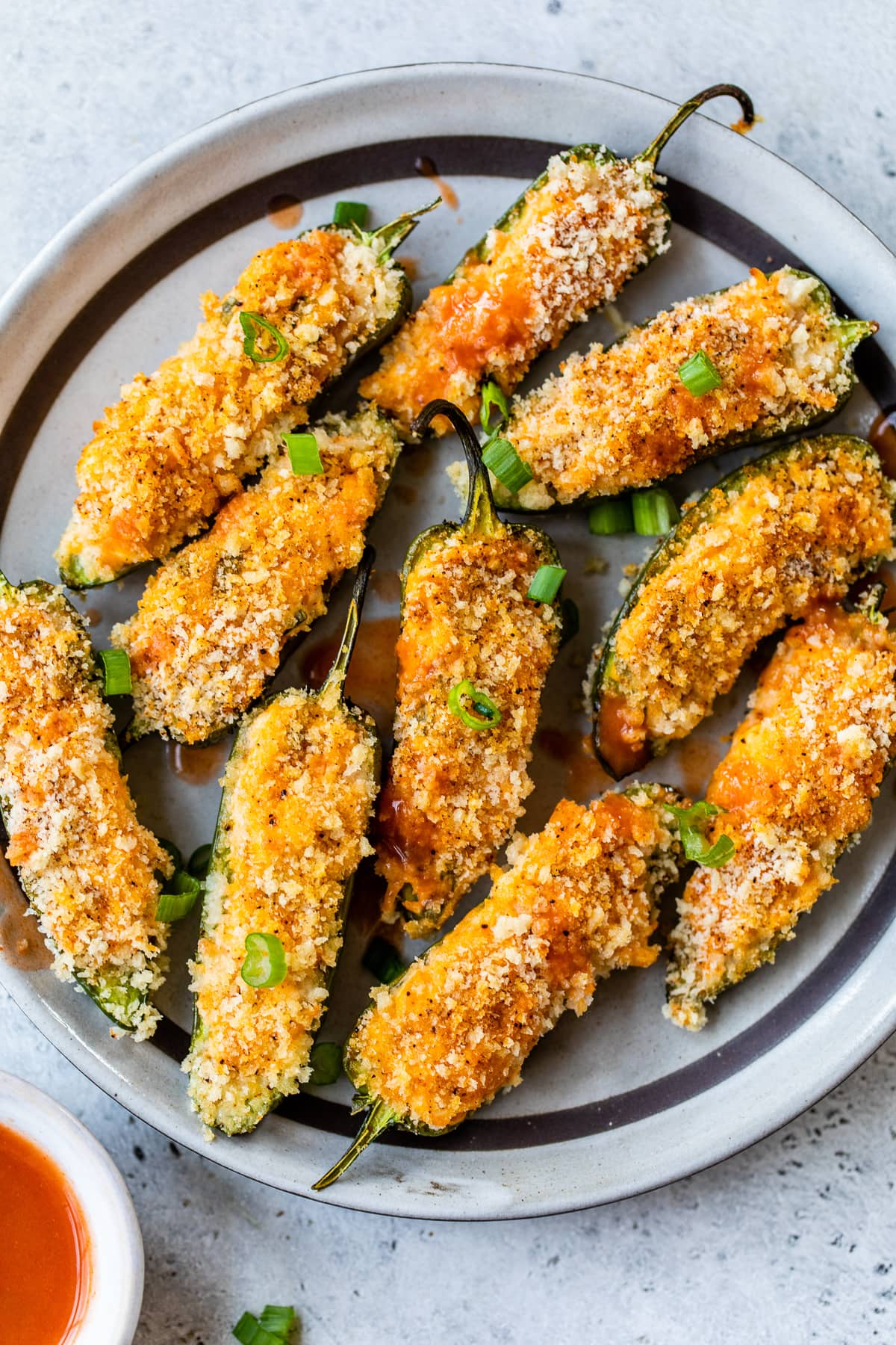 Baked Buffalo Chicken Jalapeno Poppers