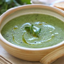 Cold winter nights call for hot soup. This cauliflower watercress soup is healthy and light, with a perfect creamy texture from the cauliflower.