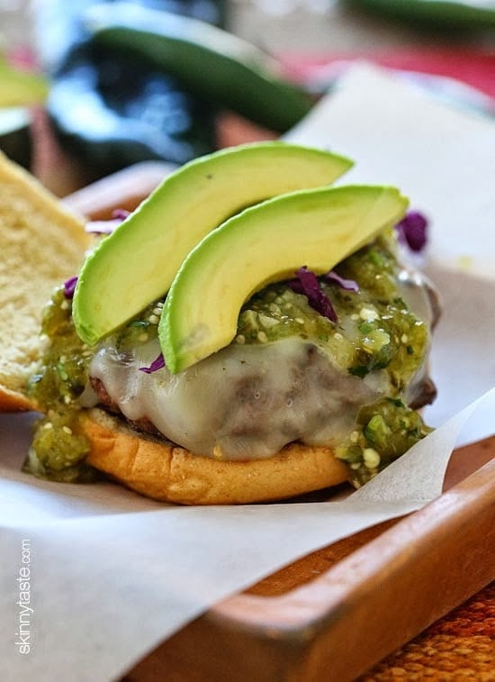 Salsa Verde Burgers