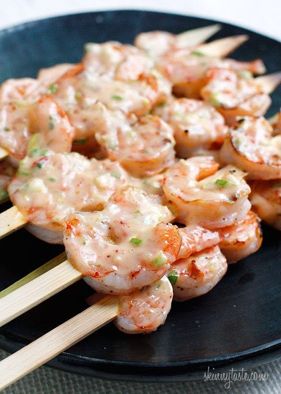 Bangin' Grilled Shrimp Skewers