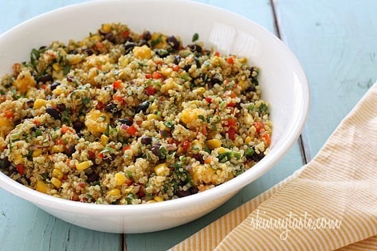 Southwestern Black Bean Quinoa and Mango Medley