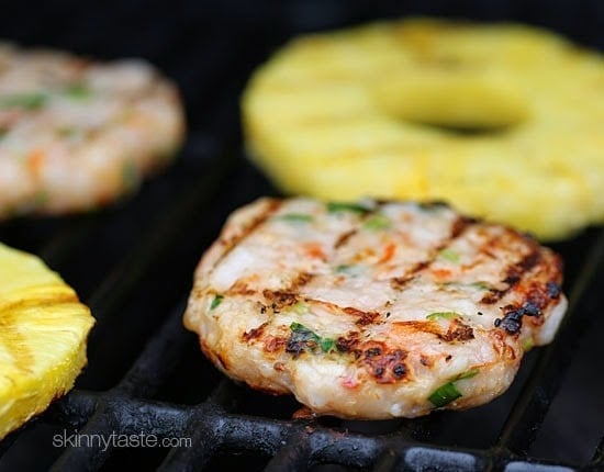 Easy Grilled Shrimp Burgers