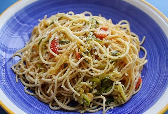 Angel Hair with Zucchini