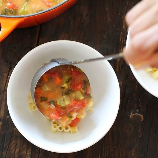 This is by far the BEST Minestrone soup – a classic, hearty Italian soup with tomatoes, white beans, vegetables and pasta. This is by far the best recipe you'll ever try for Minestrone soup – a classic, hearty Italian soup with tomatoes, white beans, vegetables and pasta.