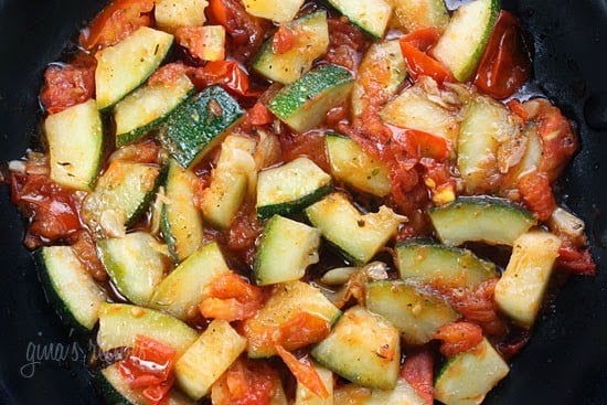 Sauteed Zucchini with Plum Tomatoes