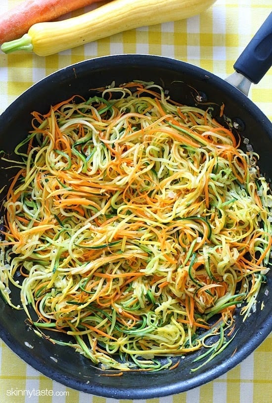 Sauteed Julienned Summer Vegetables