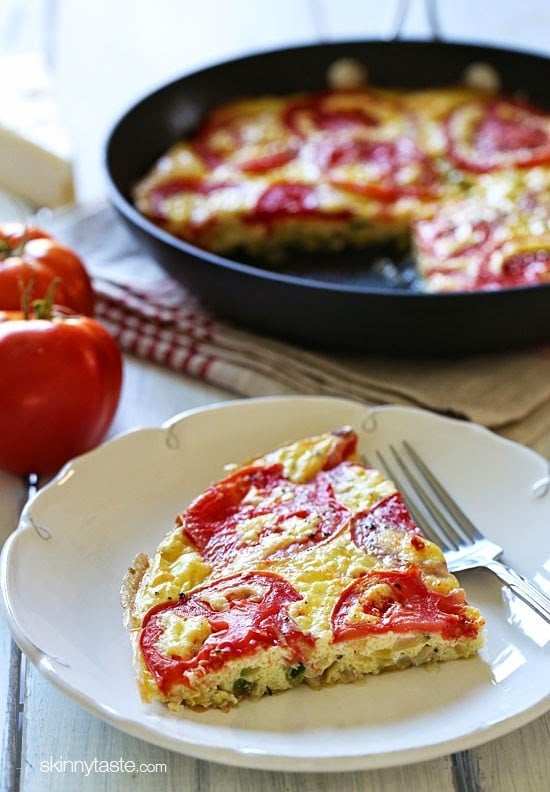 Tomato and Zucchini Frittata