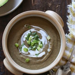 A creamy bowl of lentil soup – made with cumin, cilantro and potato to thicken it is the perfect way to warm up on a cold November night.