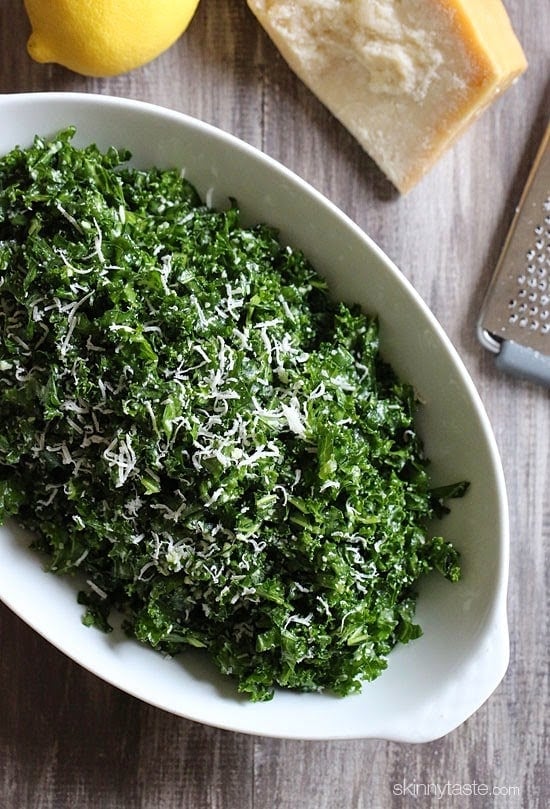Massaged Raw Kale Salad – Kale is a hearty winter green that holds up well in soups and stews. But it's also wonderful as a salad if you give it a three-minute massage.