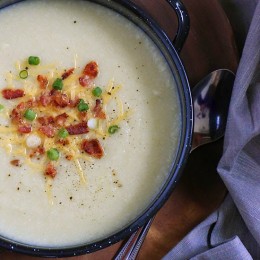 Cauliflower Leek Soup