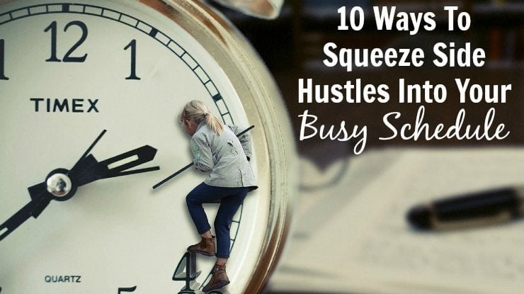 10 Ways To Squeeze Side Hustles Into Your Busy Schedule Clock Picture