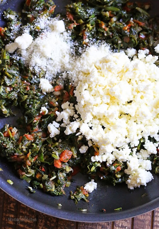 These bite-sized spinach pies are a fun twist on one of my favorite Greek dishes, Spanakopita. These are great appetizers for the Holidays, football games, or anytime you get together with friends and family.