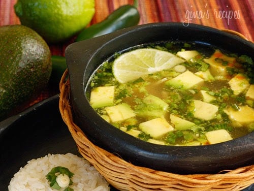 Chicken and Avocado Soup