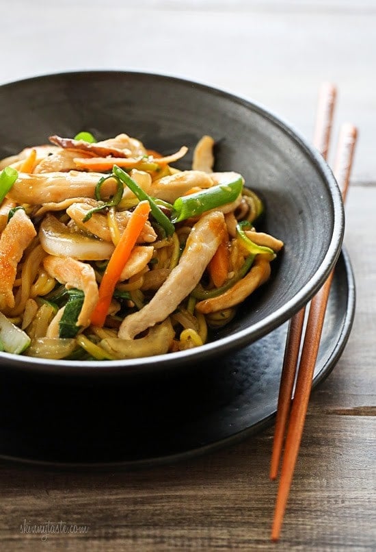 Chicken Zoodle "Lo Mein" For Two Chicken Zoodle "Lo Mein" For Two