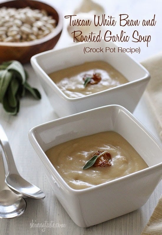 Tuscan White Bean and Roasted Garlic Soup