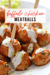 Buffalo Chicken Meatballs