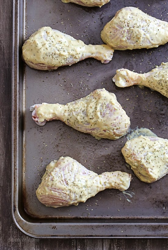 Baked Chicken with Dijon and Lime is an easy chicken dinner, perfect for busy weeknights!