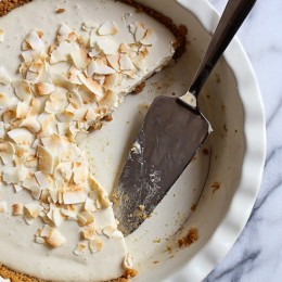 Coconut Silken Tofu Pie