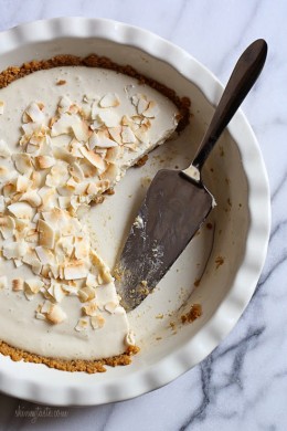 Coconut Silken Tofu Pie