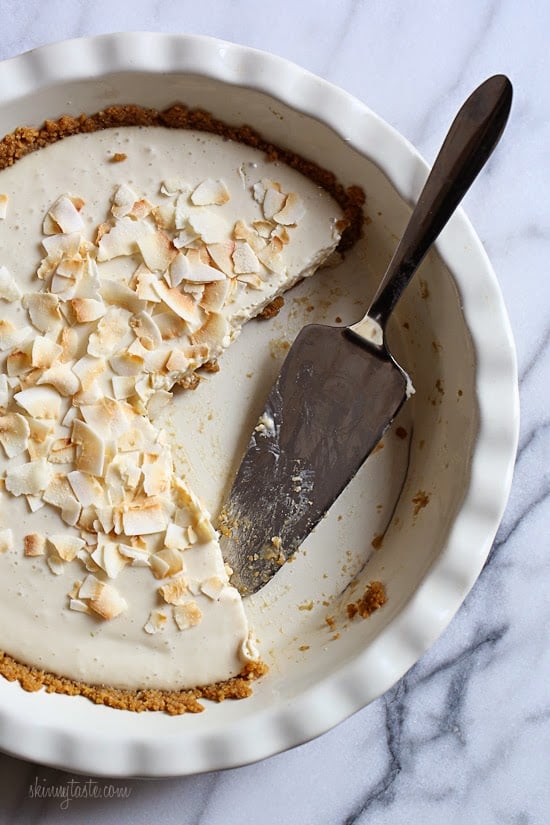 Coconut Silken Tofu Pie