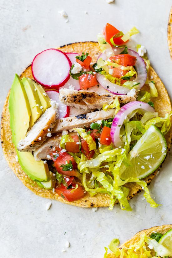 Grilled Chicken Breast Tacos