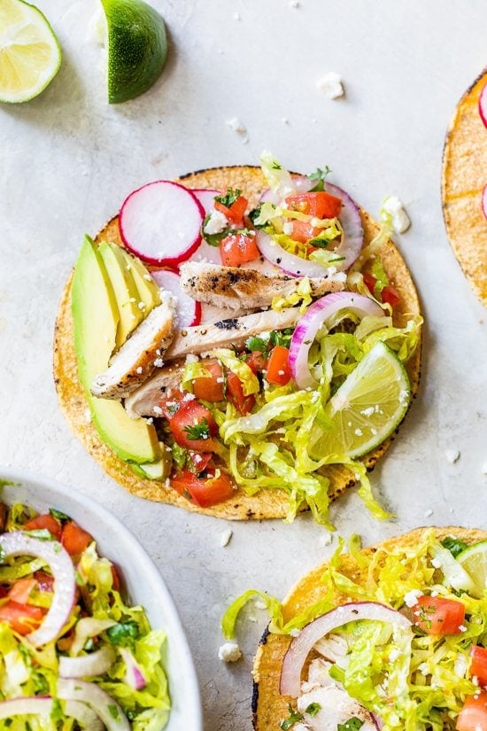 Grilled Chicken Breast Tacos