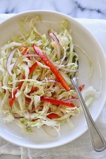 simple cabbage slaw