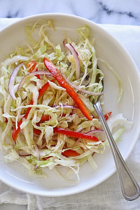 simple cabbage slaw