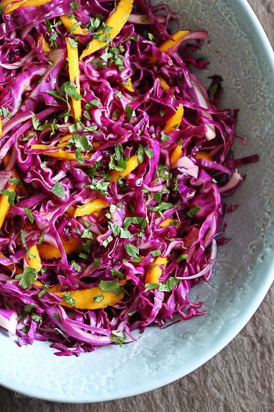 Cabbage-Mango Slaw