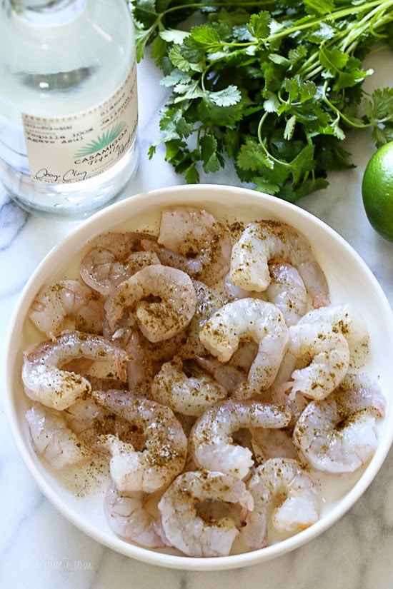 Tequila Lime Shrimp