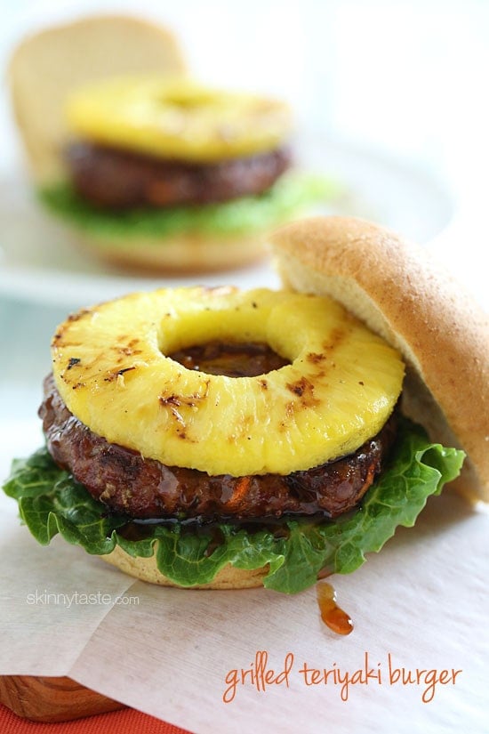 Grilled Hawaiian Teriyaki Burger Grilled Hawaiian Teriyaki Burger