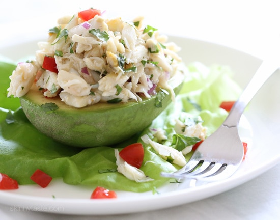 Crab Stuffed Avocados