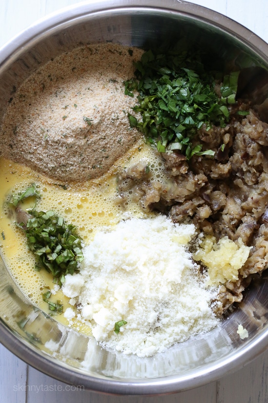 Eggplant Meatball mixture