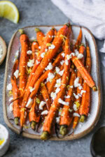 Roasted Heirloom Carrots with Feta