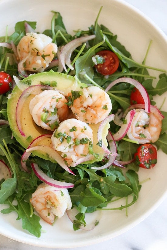 Shrimp Ceviche and Avocado Salad Shrimp Ceviche and Avocado Salad – an easy, delicious, low-carb dish.
