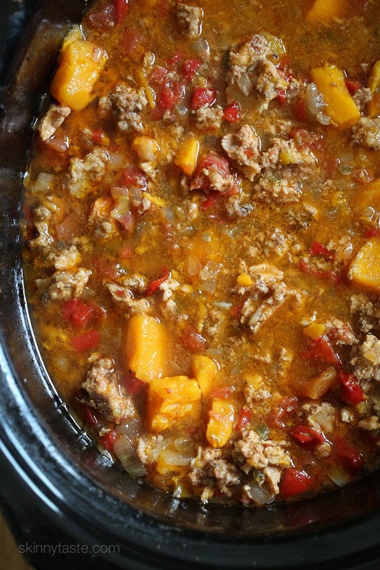 Slow Cooker Paleo Jalapeno Popper Chicken Chili This easy Slow Cooker Paleo Jalapeno Popper Chicken Chili recipe is perfect for Fall, football games, and chili season!