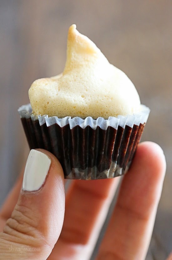 These gluten free chocolate tartlets are a fun twist on my favorite camping dessert, S'mores! Crushed graham cracker bottoms, yummy chocolate filling and a marshmallow Italian meringue on top.