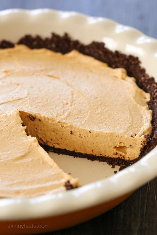 Pumpkin Spice No-Bake Cheesecake No Bake Pumpkin Cheesecake is an easy, light cheesecake made with pumpkin puree and spices. Under 10 minutes to make, if you use ready-made crust.