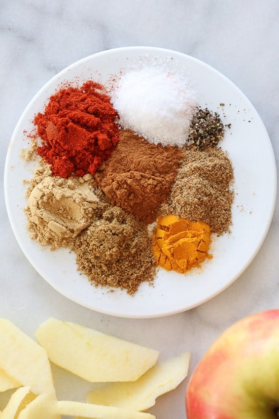 Apple-Stuffed Pork Loin with Moroccan Spices Apple-Stuffed Pork Loin with Moroccan Spices